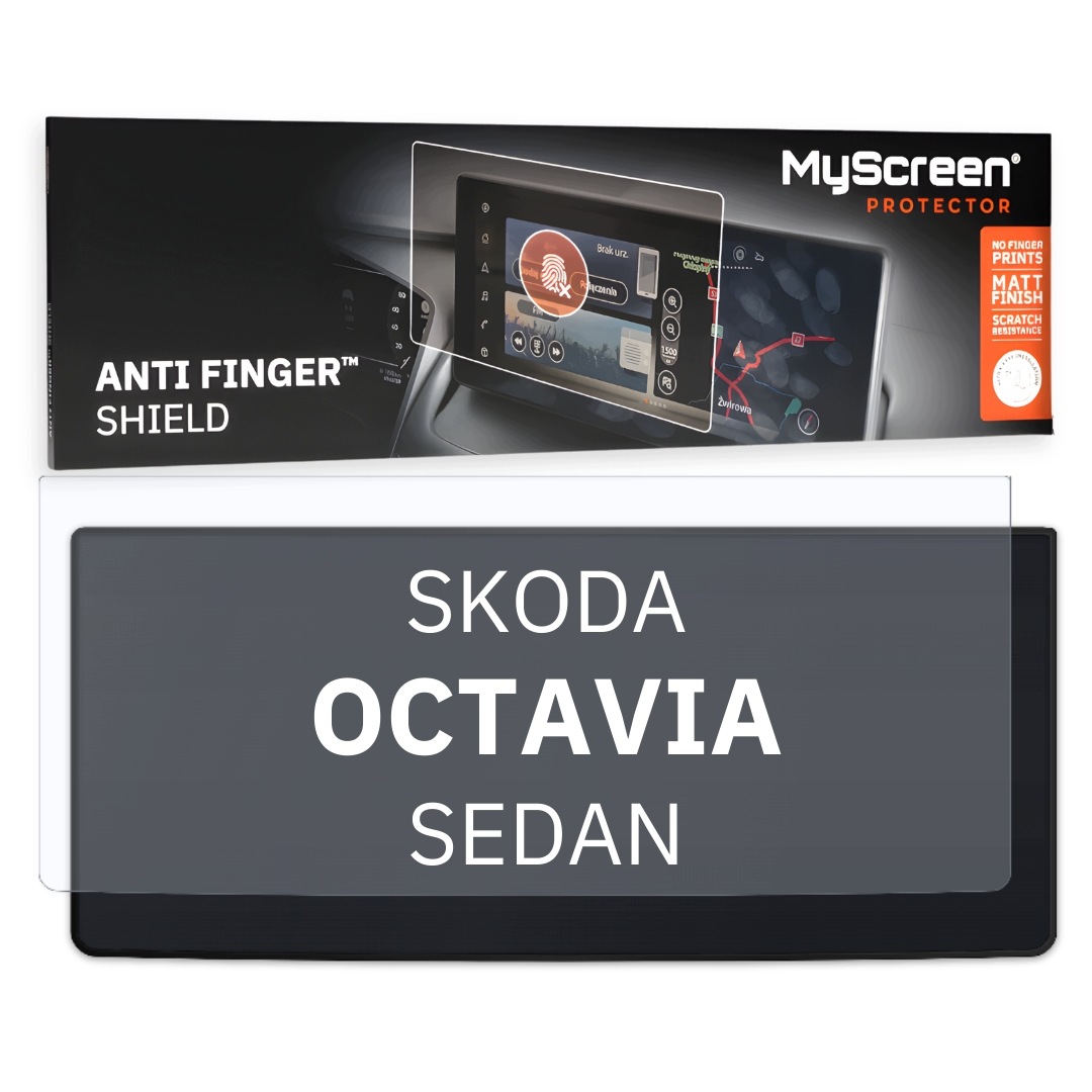 Fólie pro Skoda Octavia Drive Selection Sedan 2020 Hlavní displej 10"