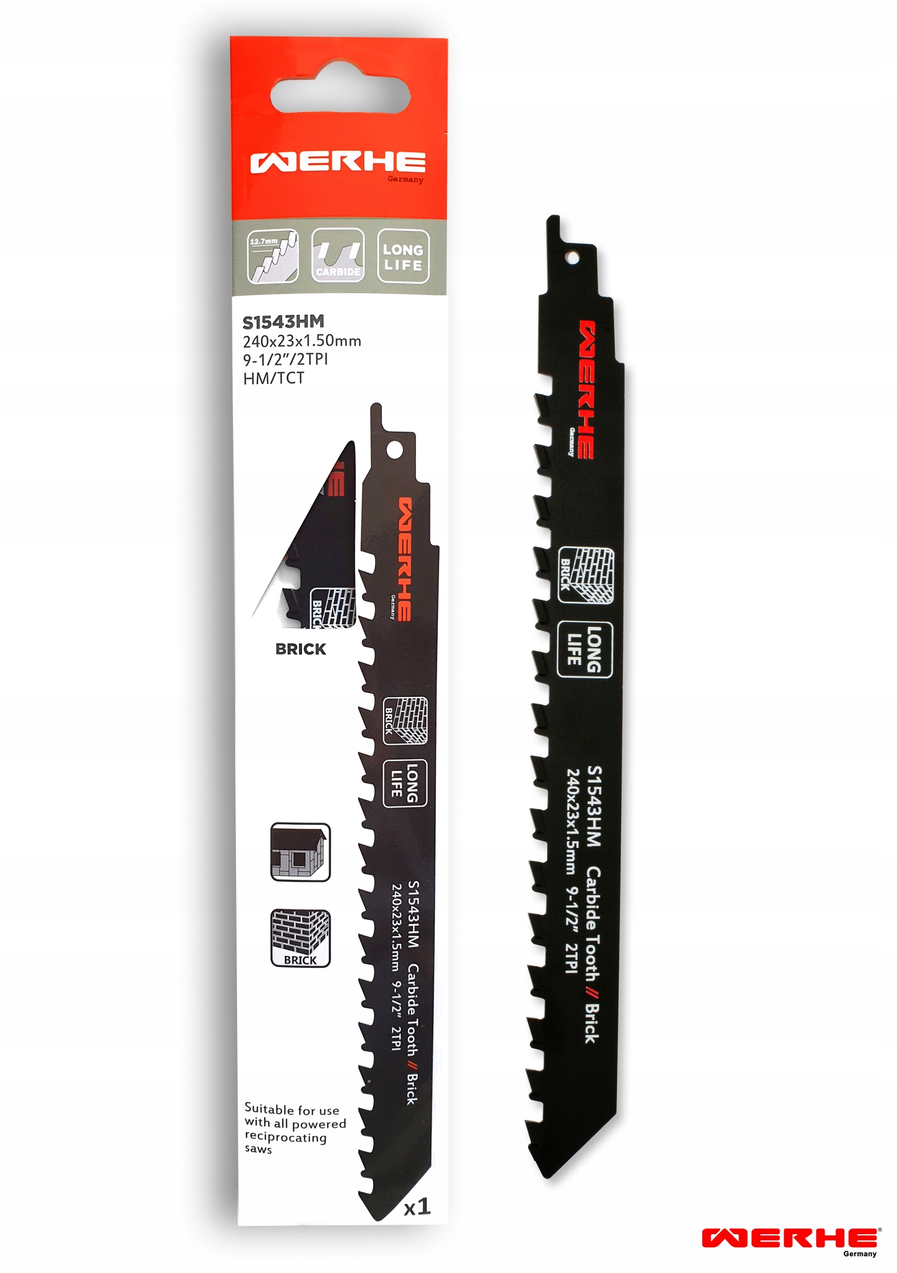 

Brzeszczot do piły szablastej S1543 Hm Werhe