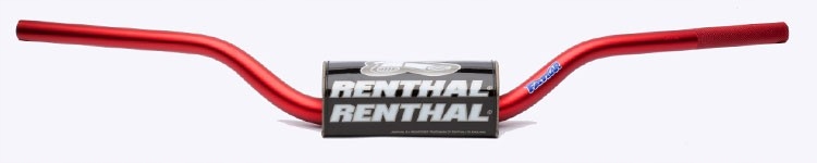 Renthal Volant 1,1/8 Palca (28,6 MM) MX Fatbar Handlebar Red Honda Cr/crf