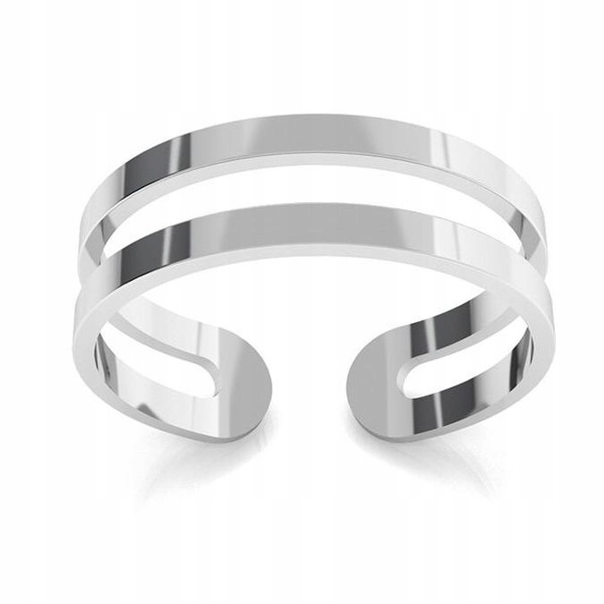 

Srebrny pierścionek knuckle ring