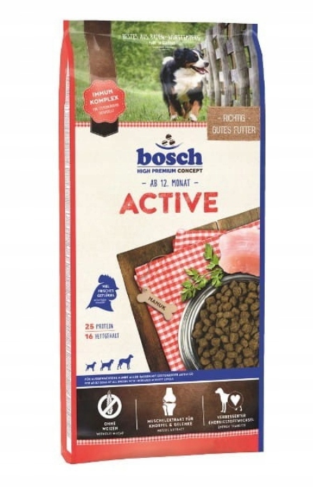 Bosch Active 15 Kg Karma Sucha Dla Psów Aktywnych