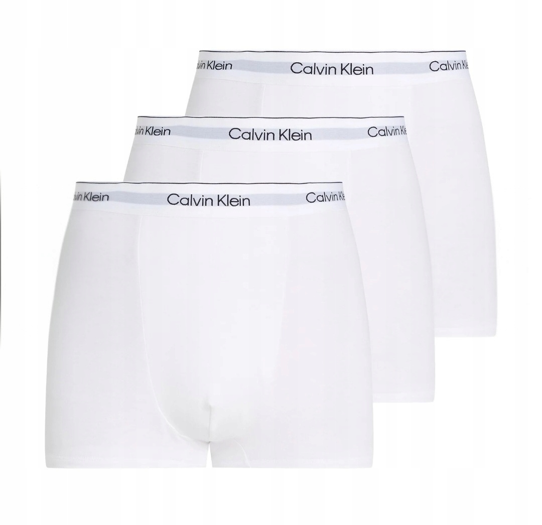 Calvin Klein Spodní Prádlo Boxerky bílé 3-pack 3 kusy velikost M