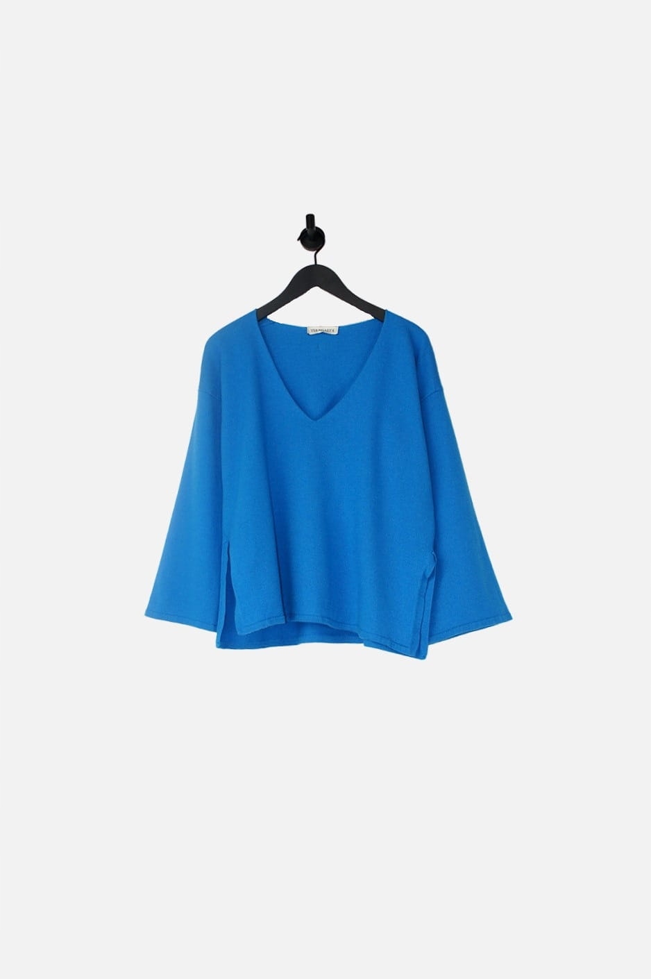 Tru Trussardi Modrý Svetr V Neck (s)