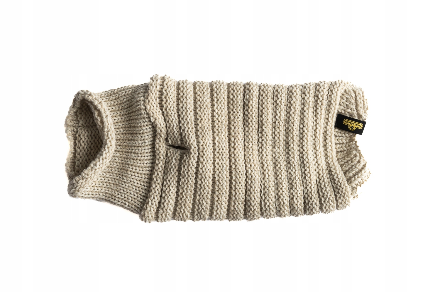 Levně Svetr na zimu, svetr, mikina pro psa, béžová melanžová barva