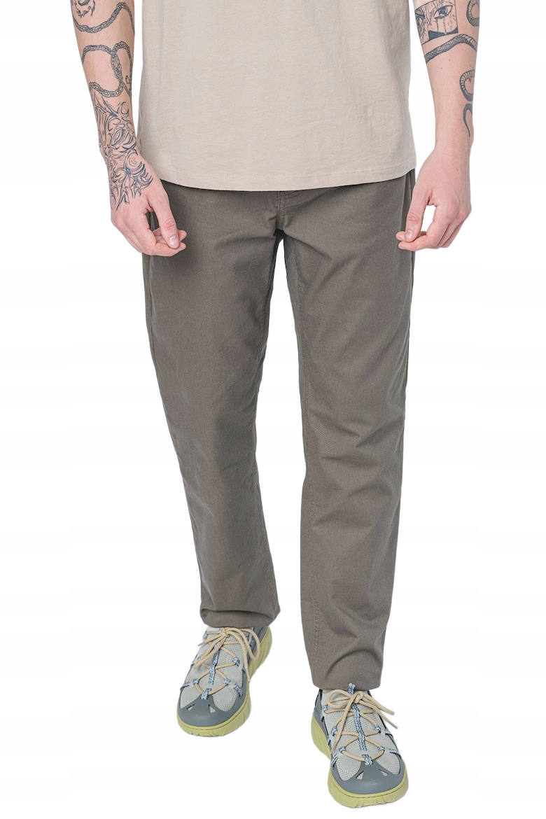 Calvin Klein Kalhoty Casual Khaki Jednoduché S Bavlnou 33/30 Xta