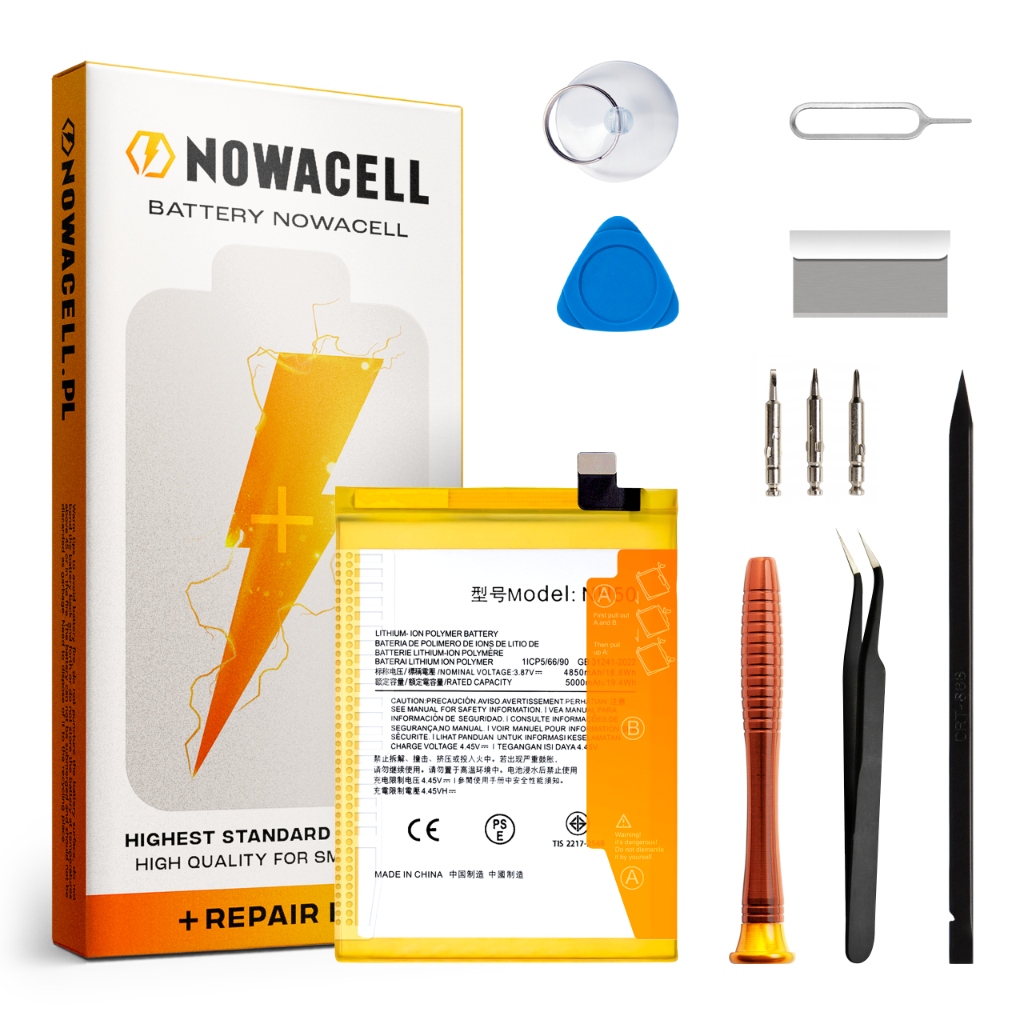 Zestaw Bateria NH50 do Motorola Moto E13, E22s, E32/E32S, G13, G53 5000 mAh