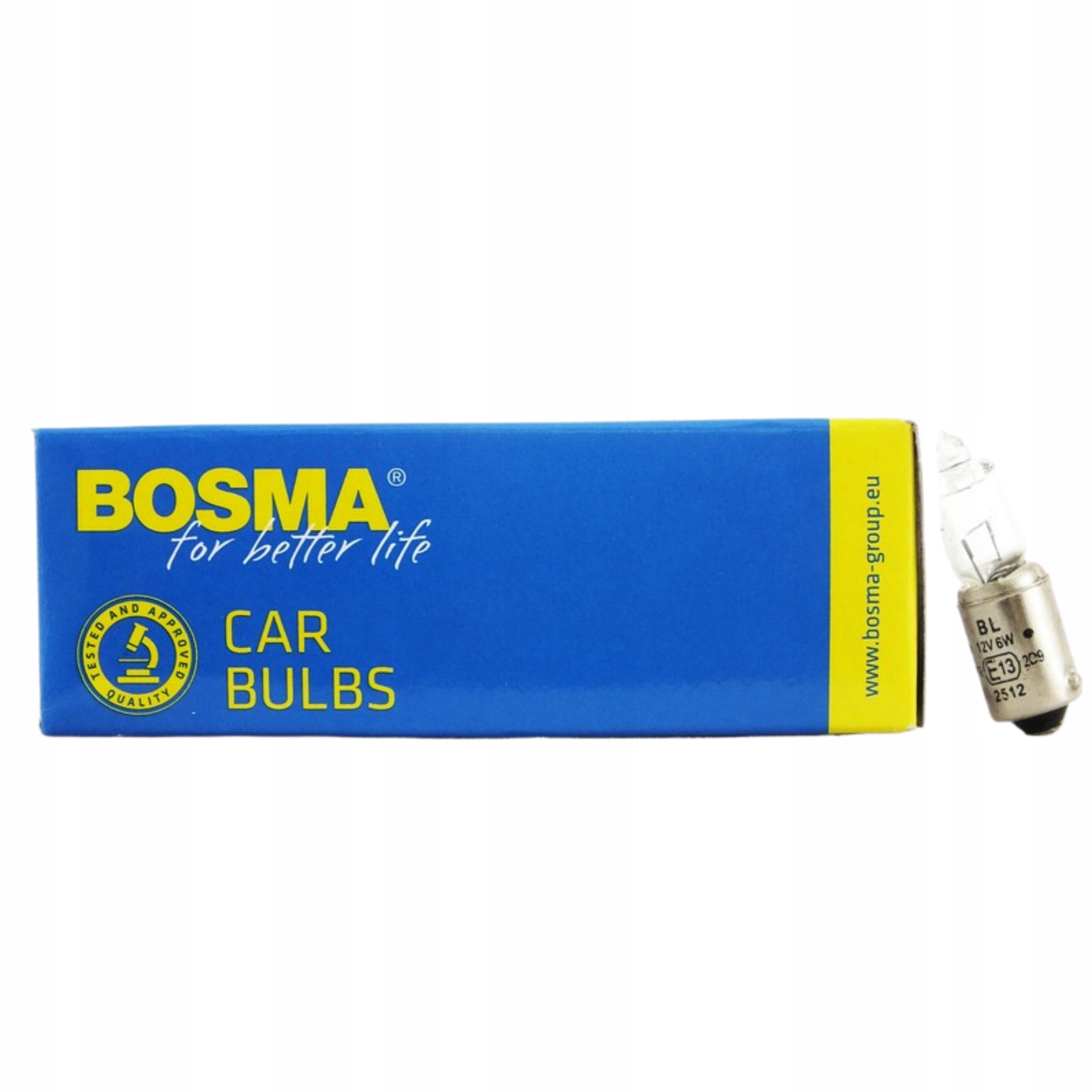 

Bosma Żarówka 12V 6W H6W BAX9s Halogen