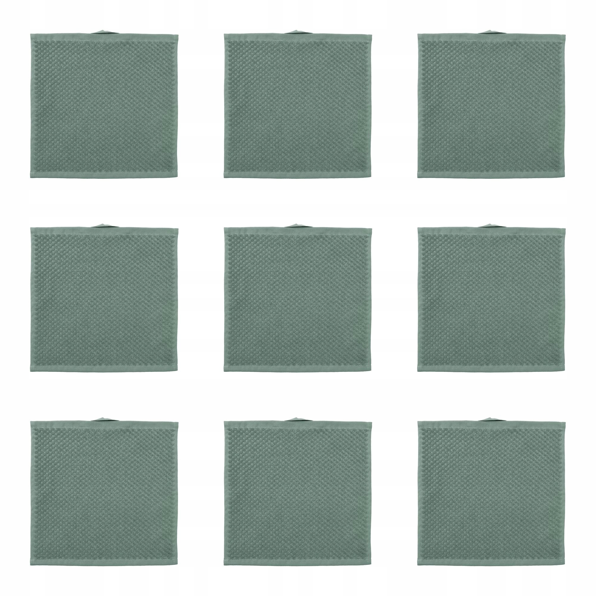 9 ks Froté ručník Tyrkysový 30x30 cm 100% Bavlna