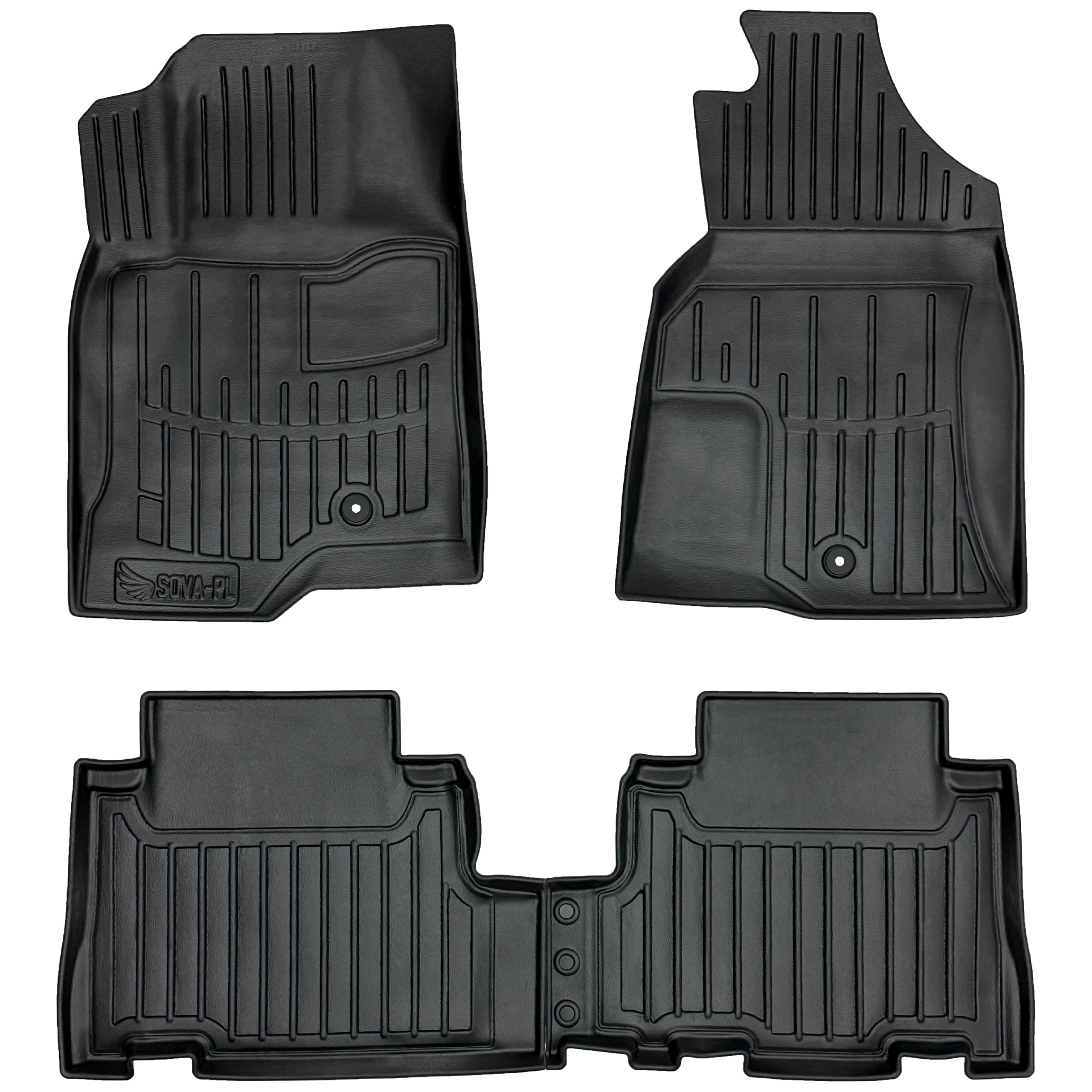 Dywaniki gumowe 3D Chevrolet Captiva I (2006-2011) przed liftem