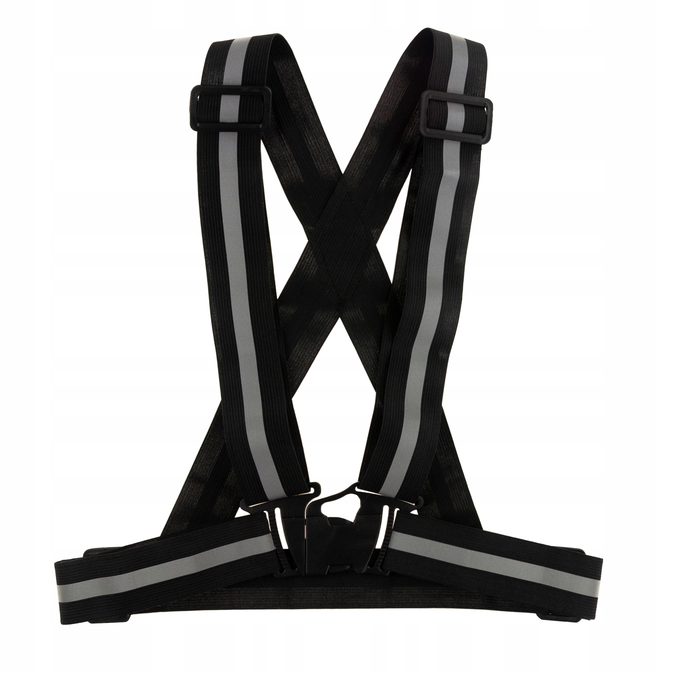 SZELKI ODBLASKOWE KAMIZELKA BEZPIECZEŃSTWO CZARNE Marka inna