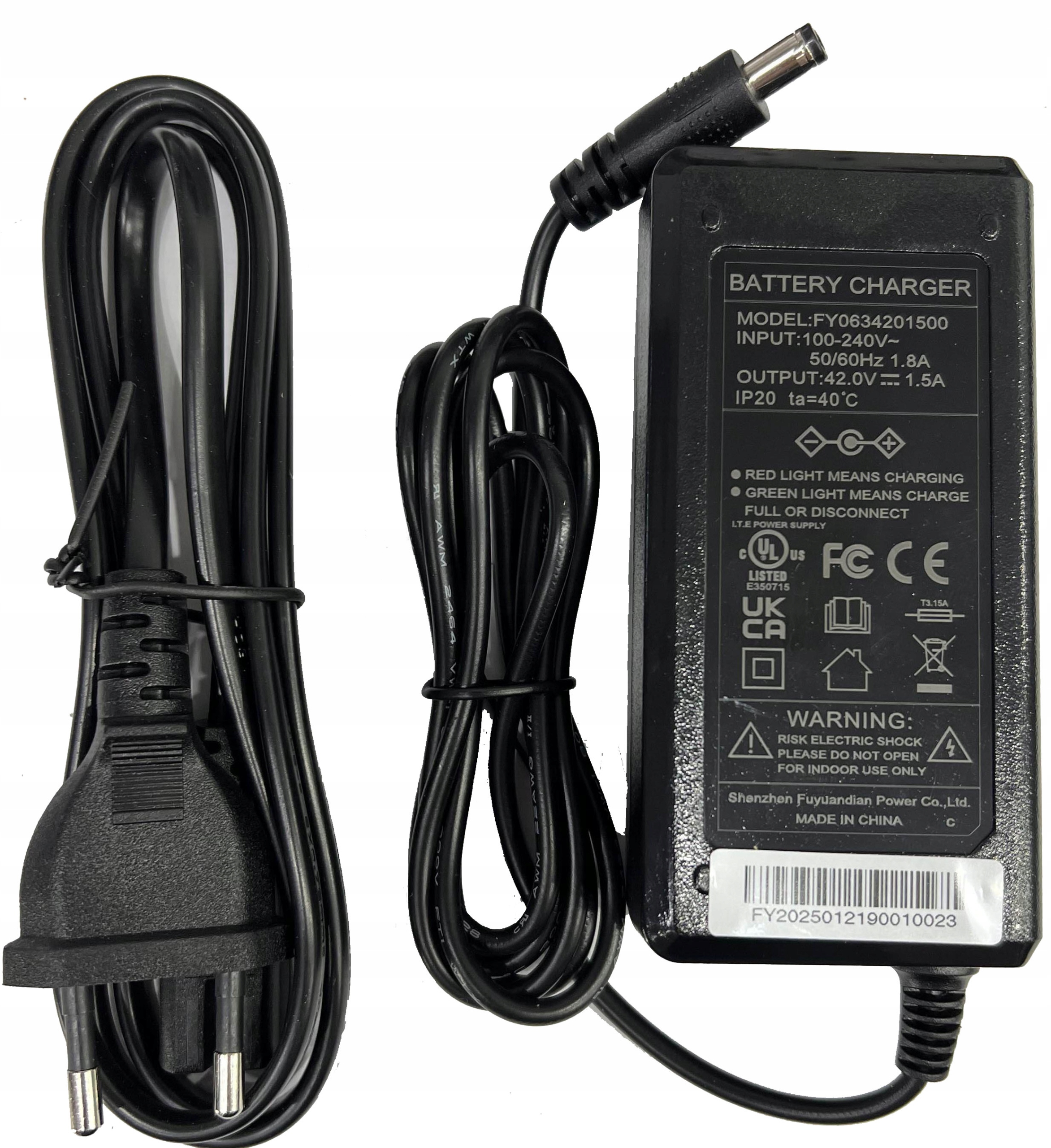 Napájecí Zdroj Pro Koloběžku Acer ES1 FY0634201500 63W 19V 3,42A 5,5X2,2MM