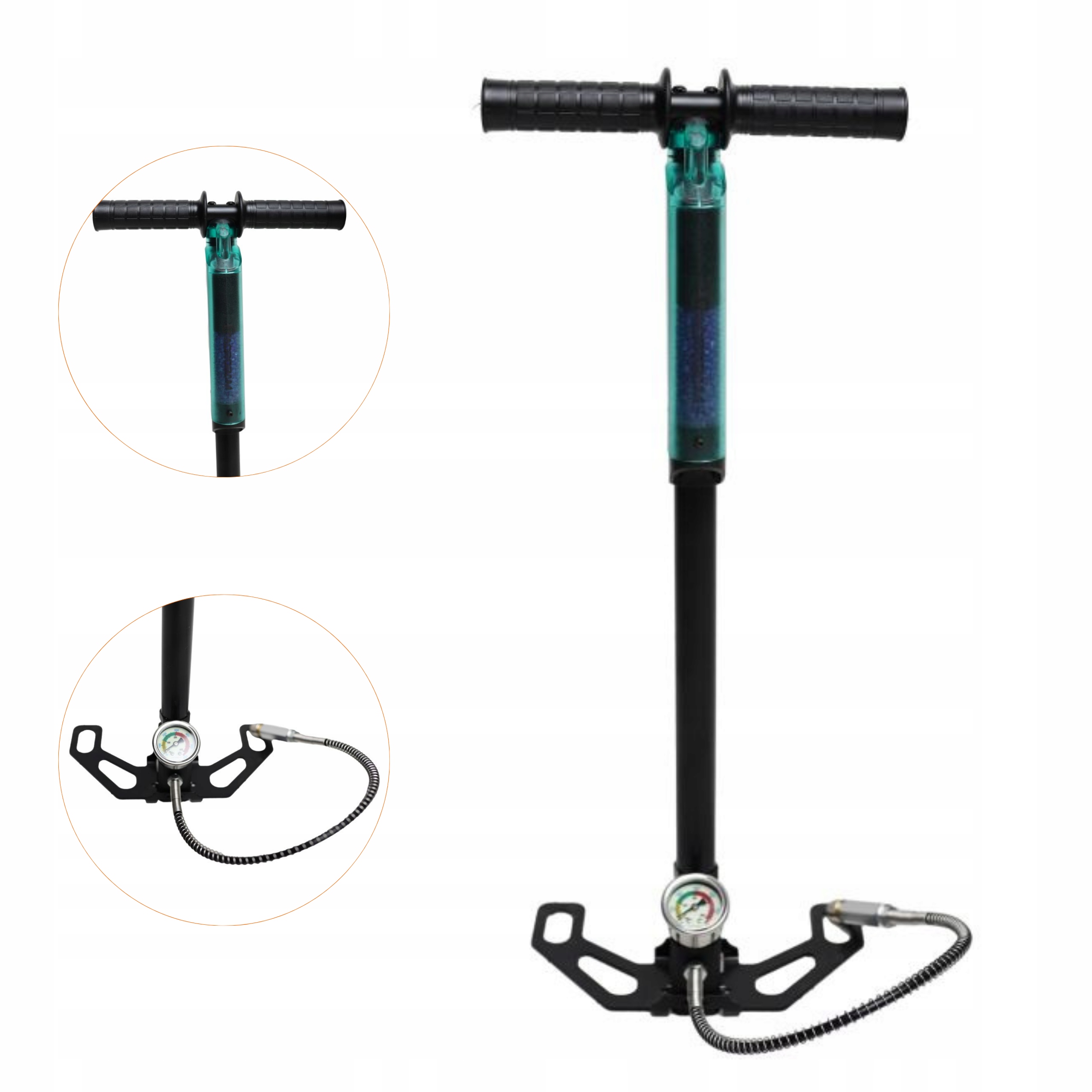 Pumpa Pcp Gaoroban 4-STUPŇOVÁ Pro Vzduchovku 310 Bar Filtr 4500 Psi