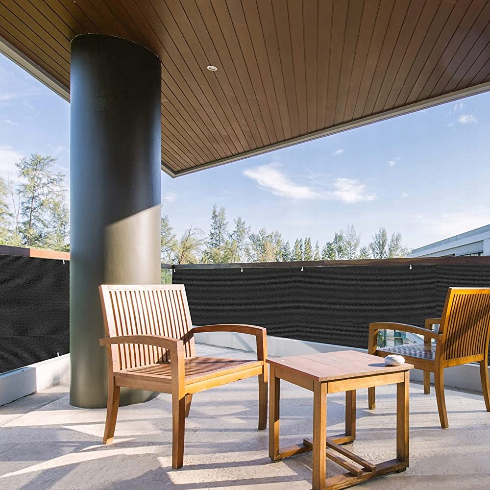 GRUBA OSŁONA BALKONOWA 97% MATA NA BALKON TARAS Z OKUCIAMI 0,9x5 GRAFITOWA Rodzaj osłona, mata