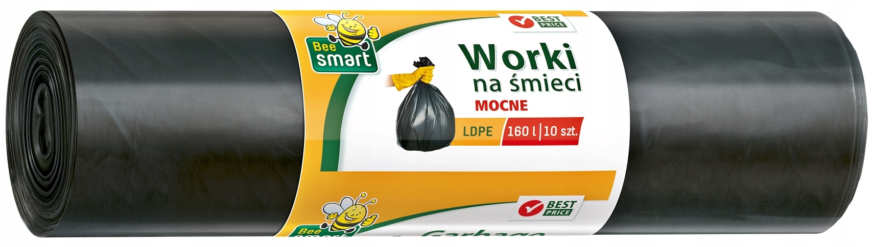 

Worki na Smieci Mocne SmartBee 160L 10 szt Paclan