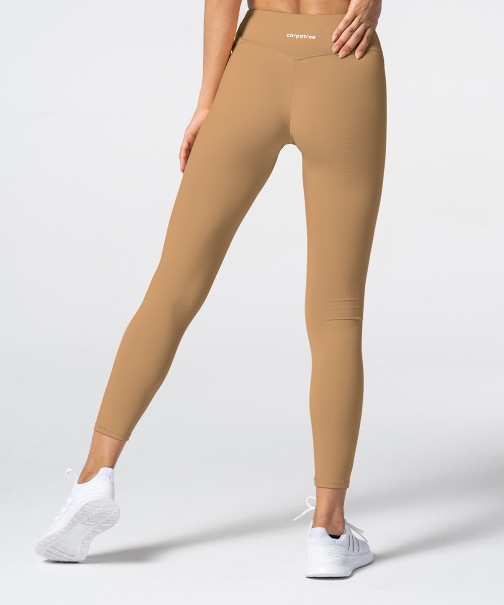 Legginsy damskie khaki wysoki stan M Carpatree Marka Carpatree