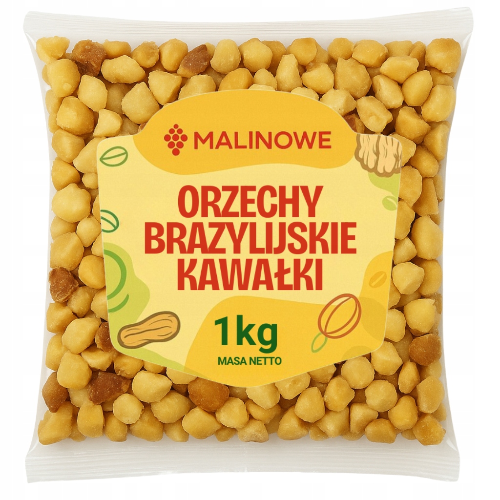Levně Brazilské Ořechy Kousky 1kg Přírodní Prémiová Kvalita