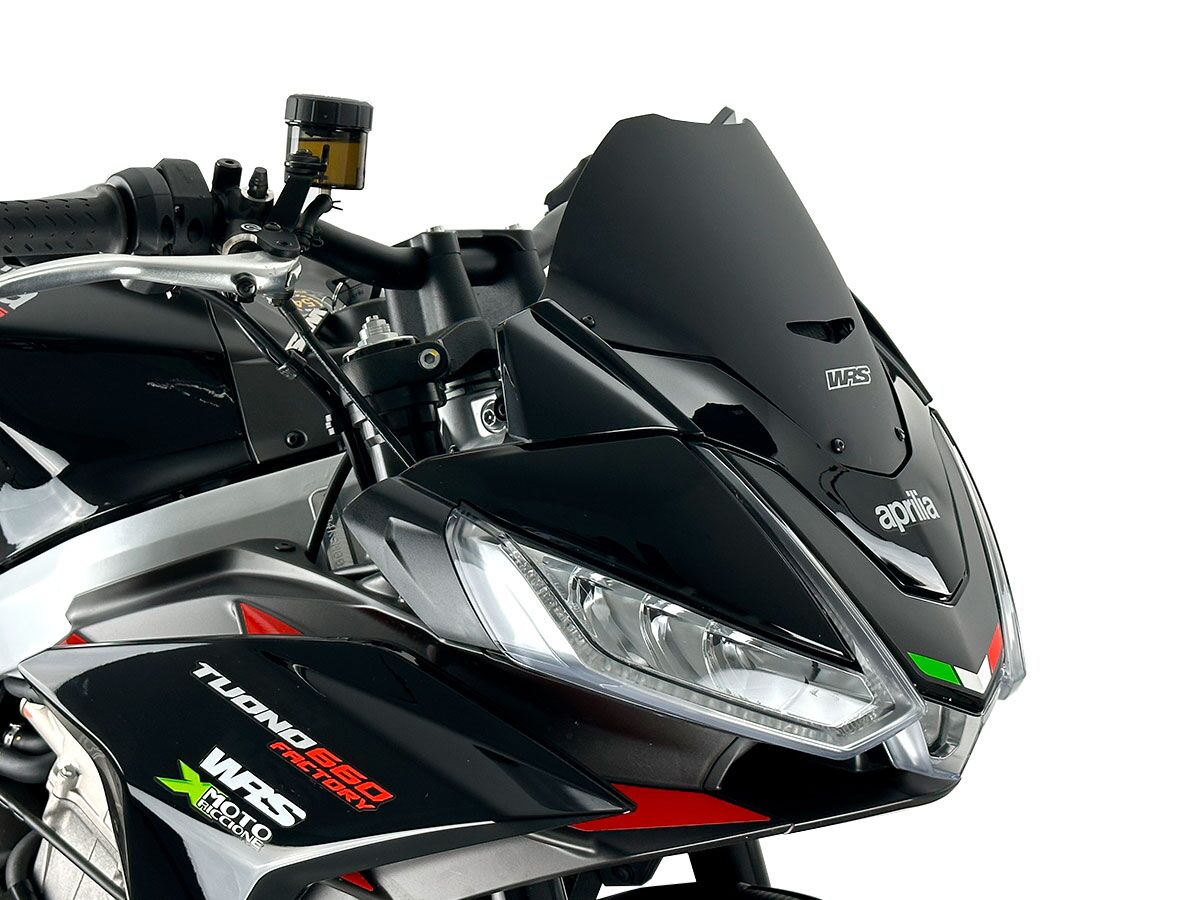 Motocyklové Plexi Wrs Sport Aprilia Tuono 660 Čierne