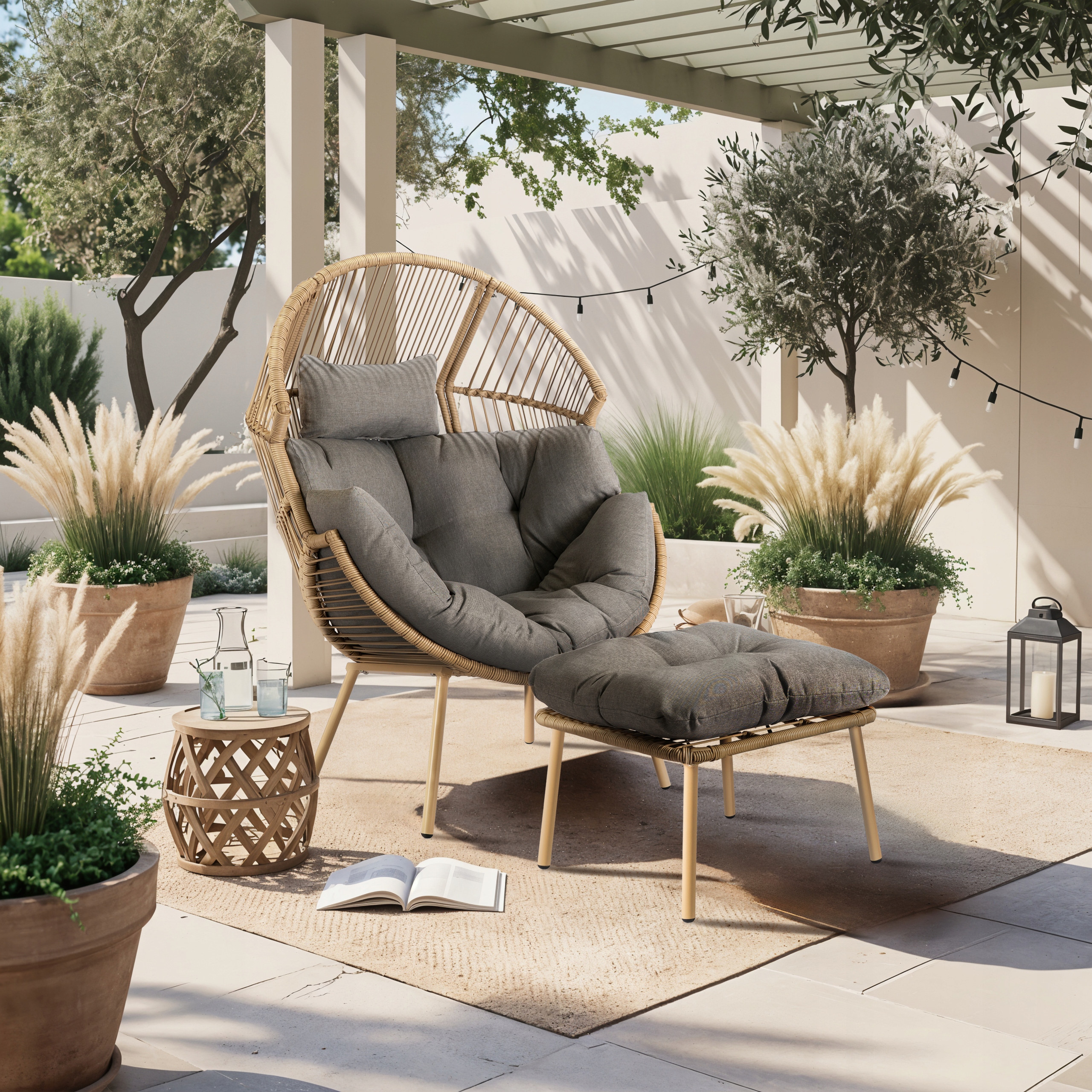 Fotel Solor w rozłożonej wersji