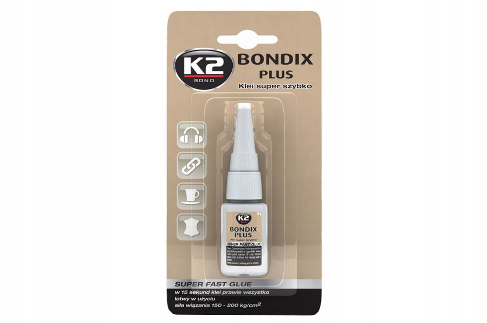 

K2 Bondix Plus Błyskawiczny Klej Szybkoschnący 10G
