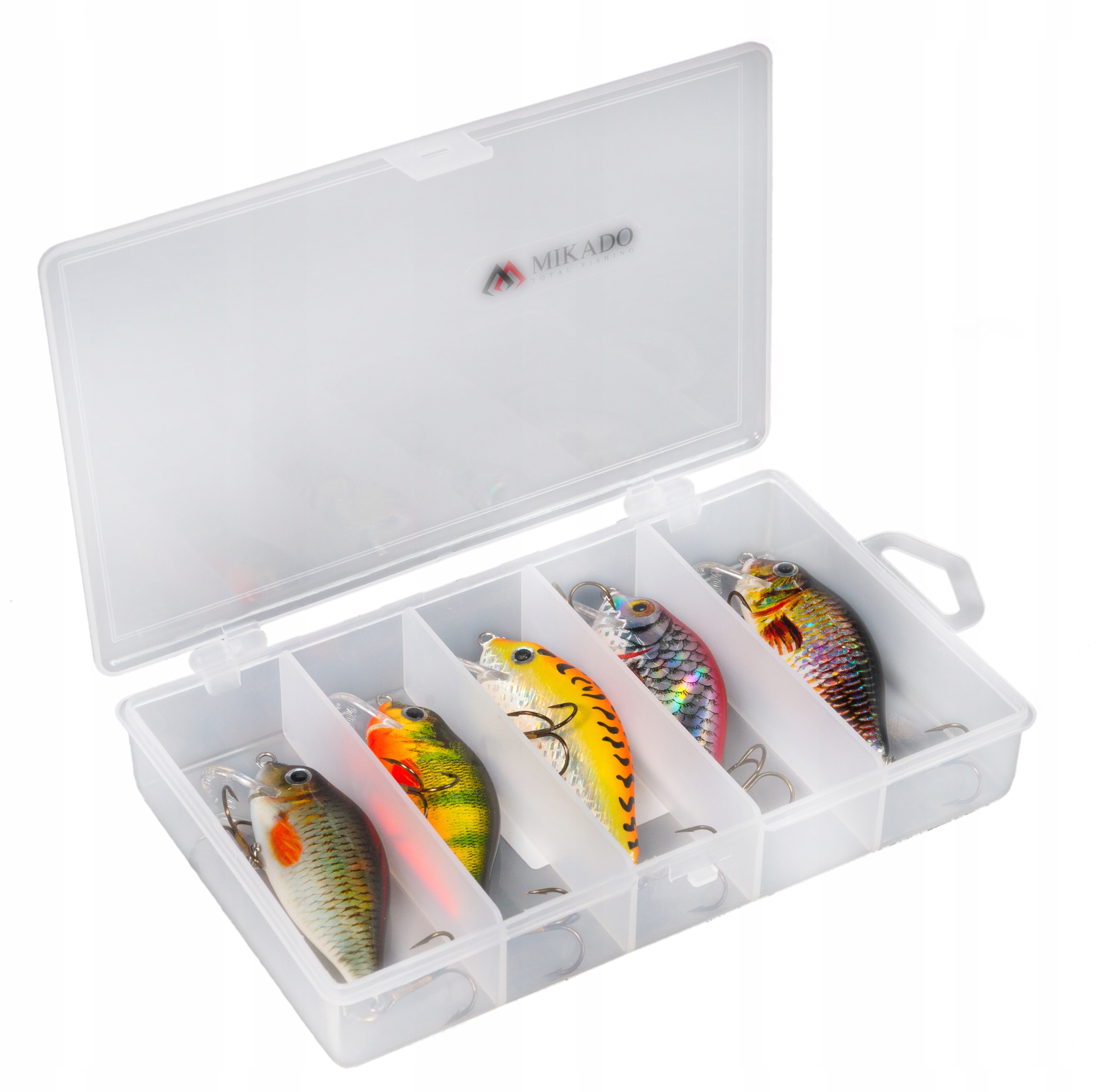 Zestaw na Spinning 5x wobler Jaxon Pudełko Mikado