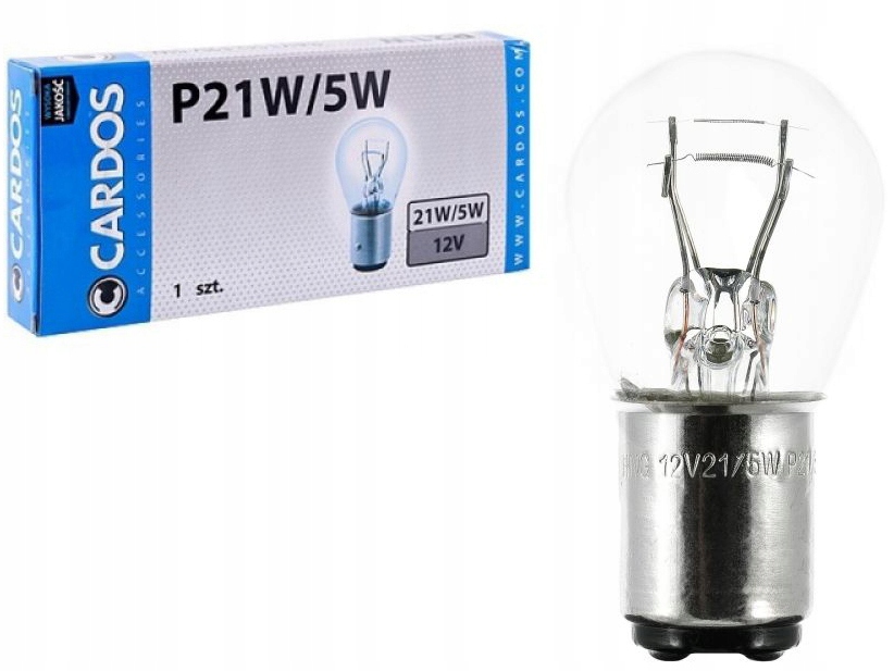 

K2 Cardos Żarówka Samochodowa P21W 12V/21W