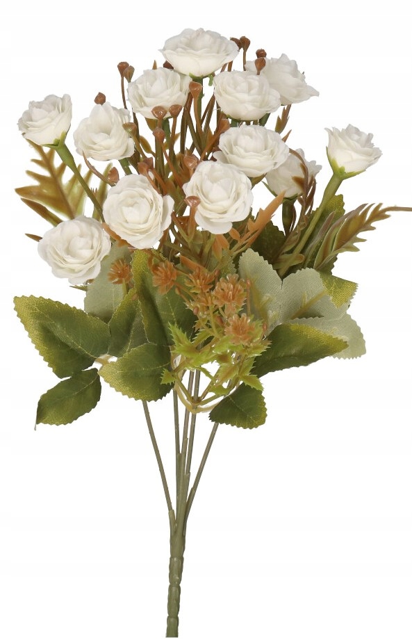 SZTUCZNE KWIATY ROŚLINY GAŁĄZKI BUKIET RÓŻ RÓŻA RÓŻE Stan opakowania oryginalne