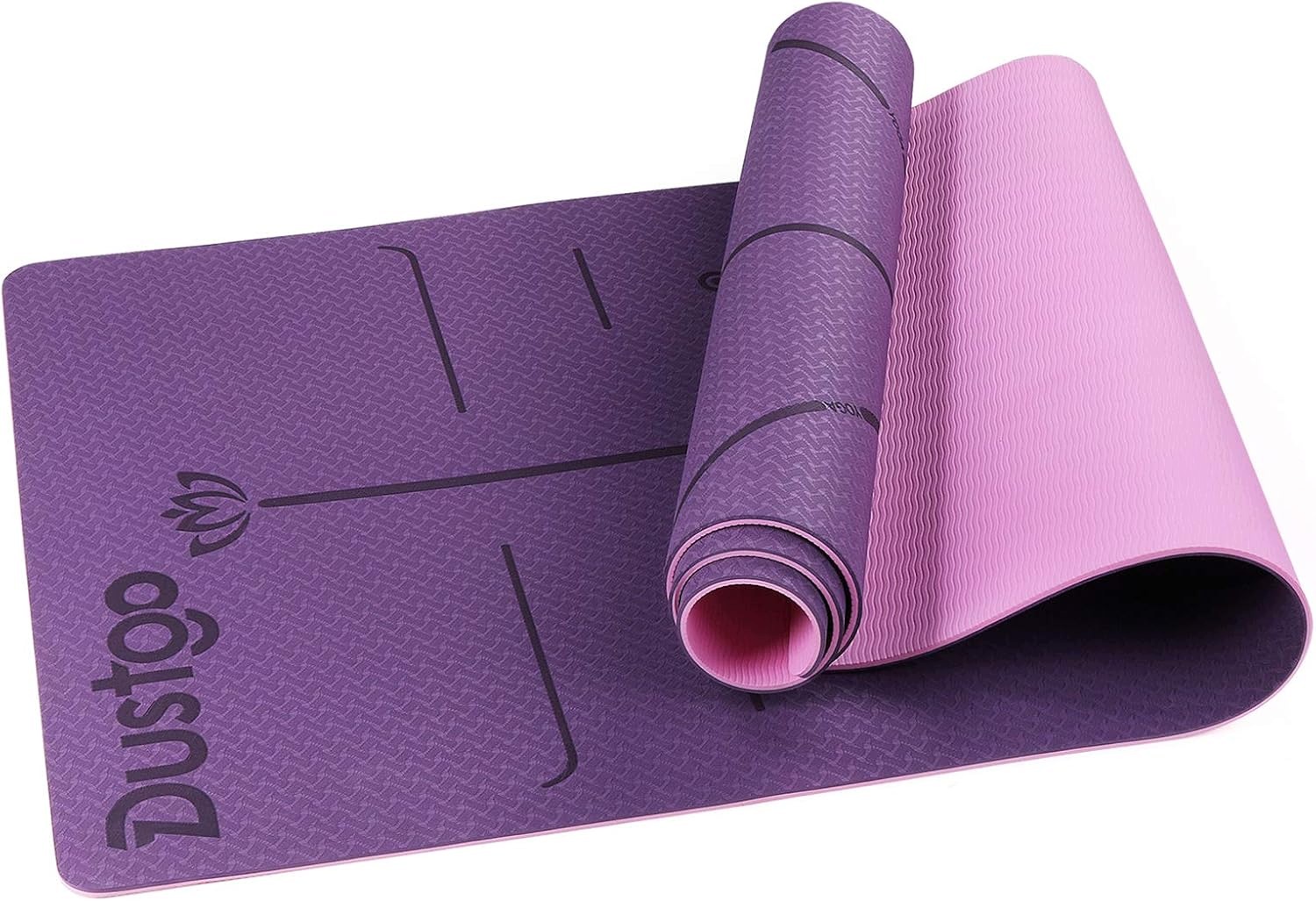 Mata do jogi Dustgo Tpe 183x61 cm 6 mm antypoślizgowa