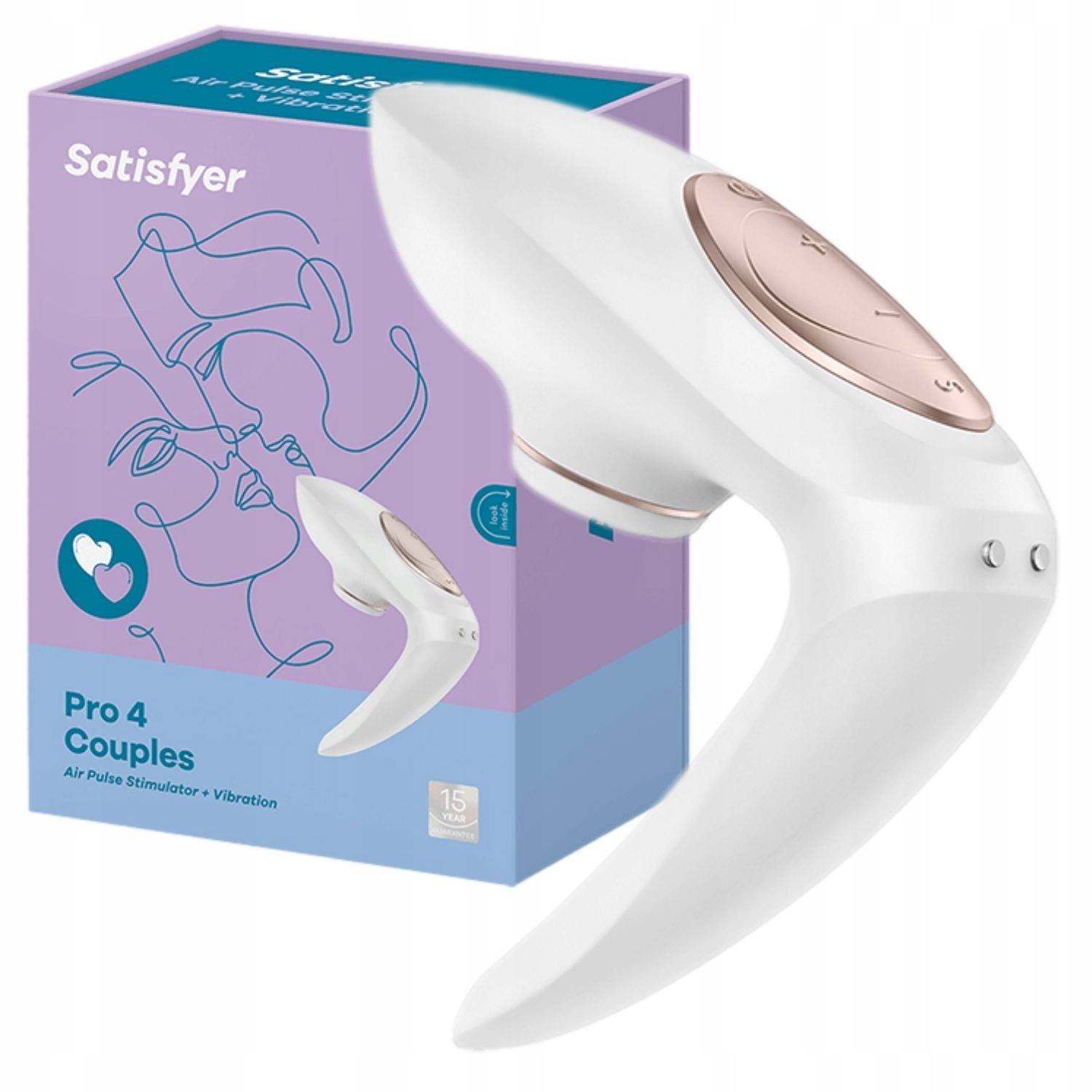 

Satisfyer Pro 4 Couples stymulator dla par Usb