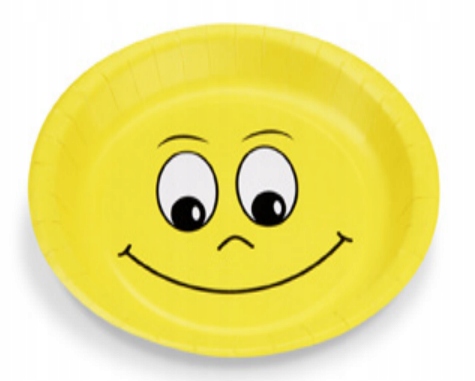 

Talerz papierowy urodziny Smile 23cm 10szt