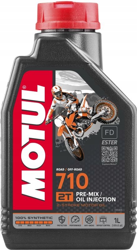 Motul Olej 710 1L 2T Synteteyczny/ Motocykle