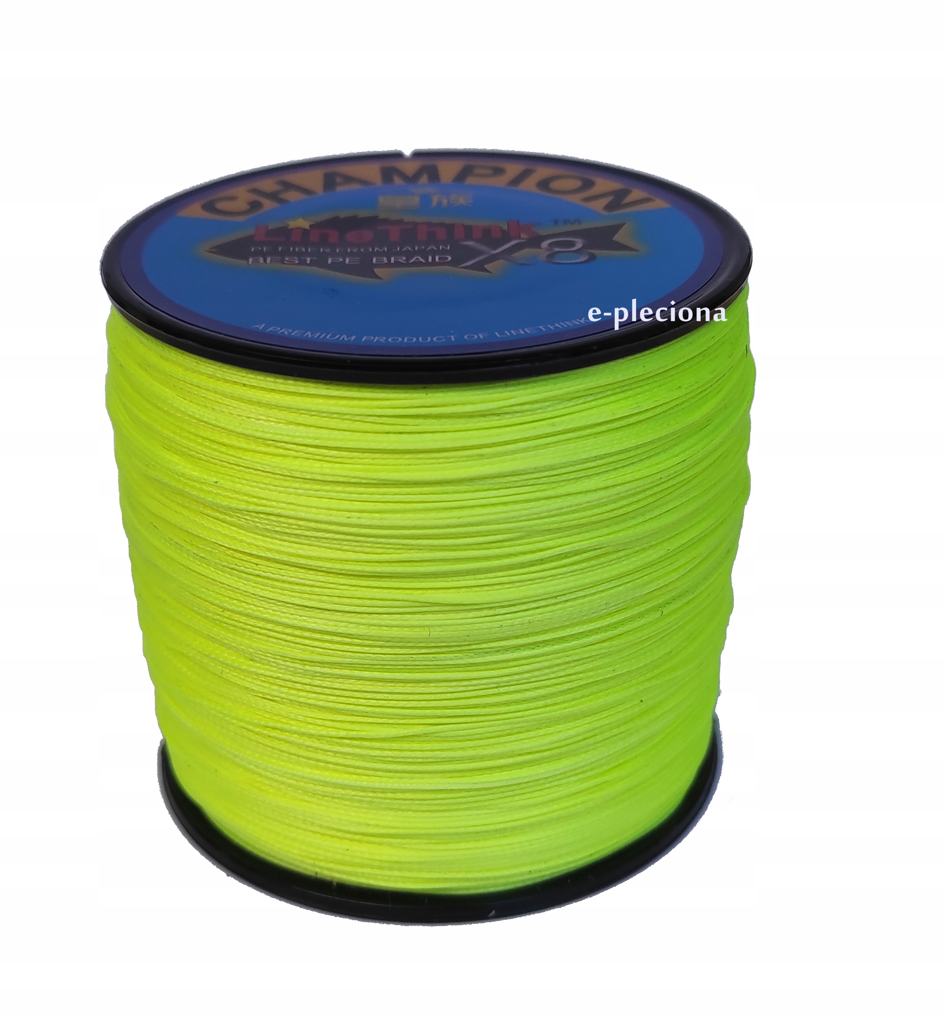 plecionka 8 splotowa Champion X8 500 m 0,90 mm żółta fluo morska oceaniczna