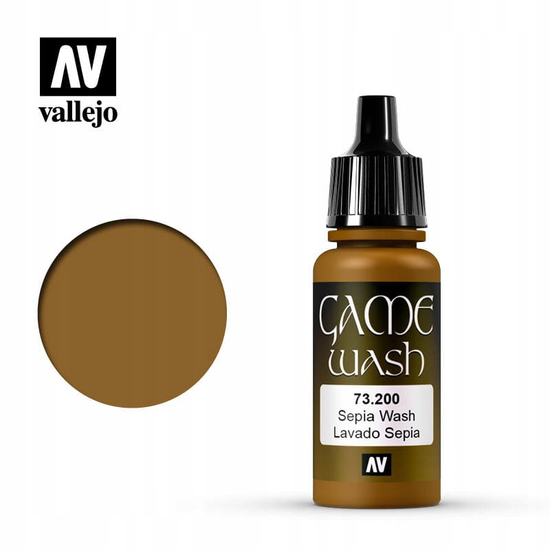

Vallejo Game Color Wash 73200 Sepia Wash 17ml