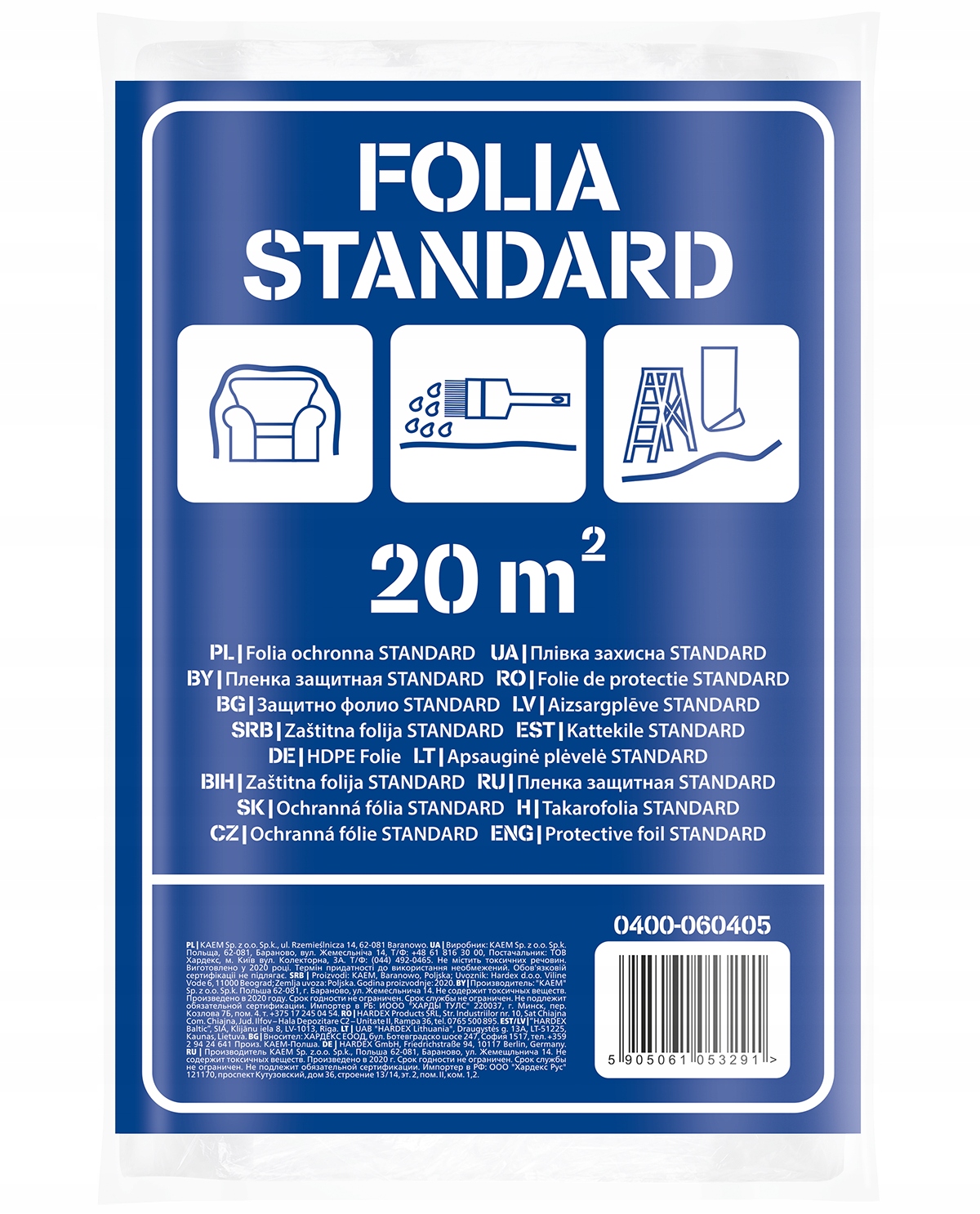 

Folia ochronna Hdpe (4 x 5 m)