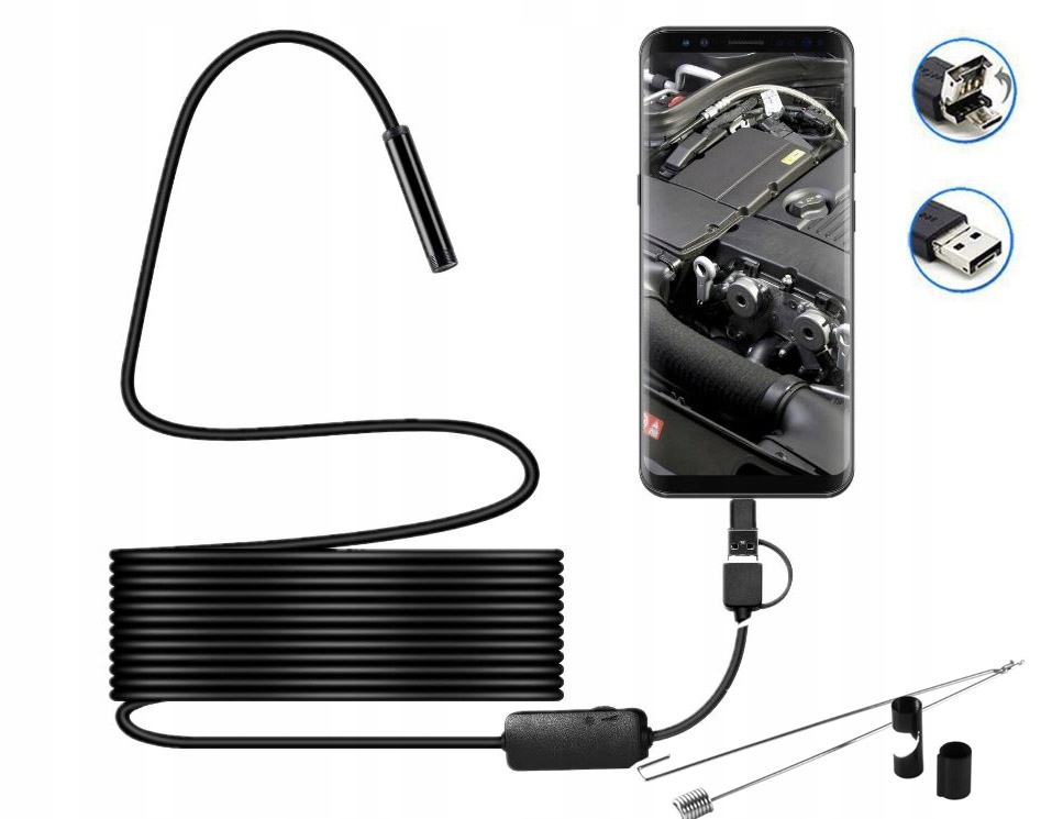

Endoskop Kamera Inspekcyjna Android Usb-c Led 5m