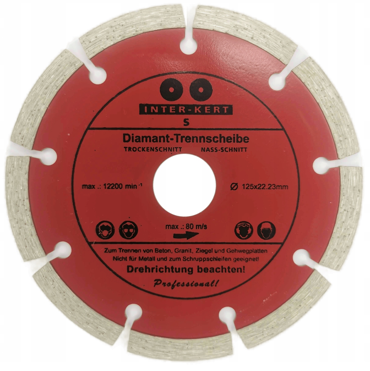 TARCZA DIAMENTOWA Do BETONU GRANITU MARMURU 125