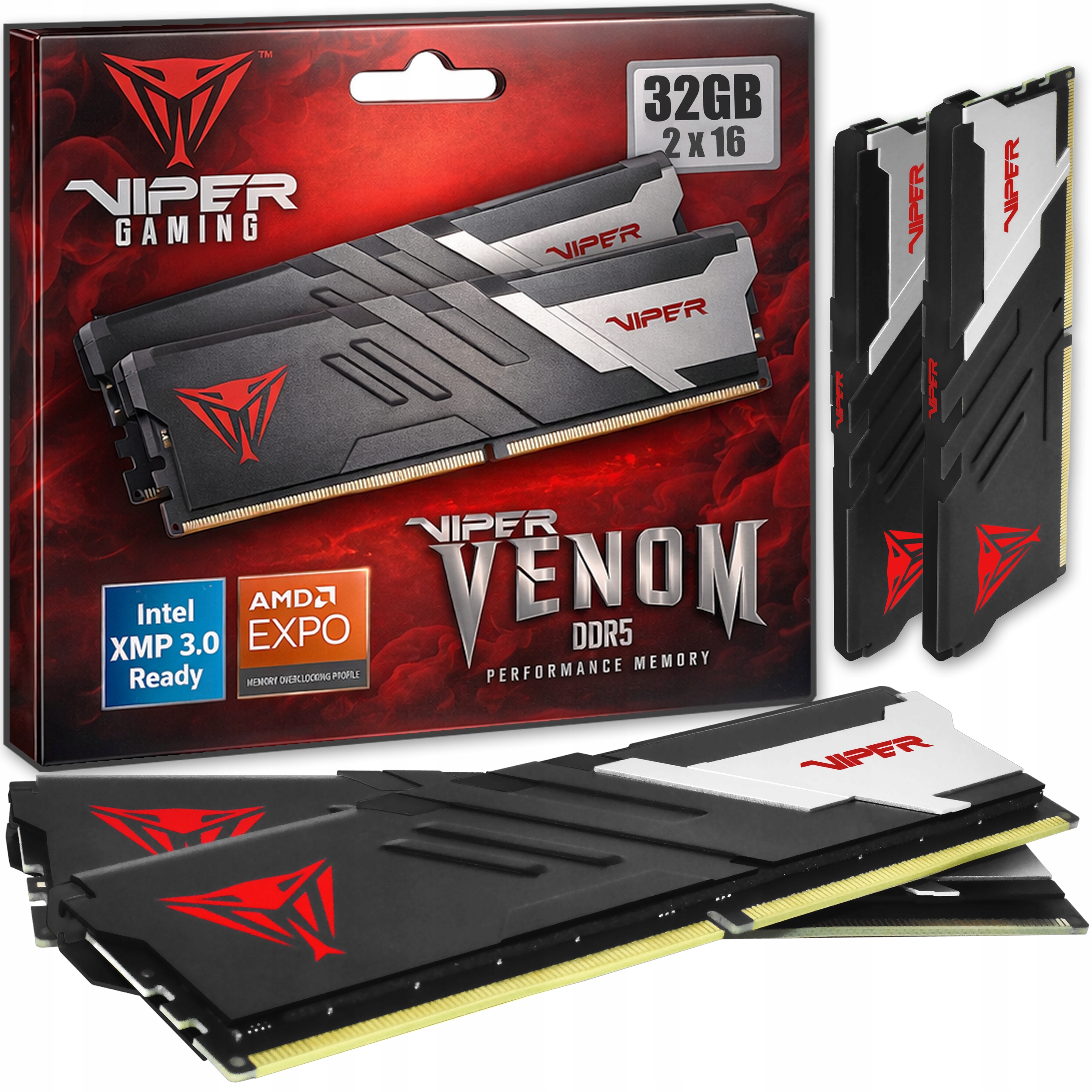 paměť Ram DDR5 32GB 6000 MHz CL30 Intel Xmp Amd Expo pro počítač Patriot