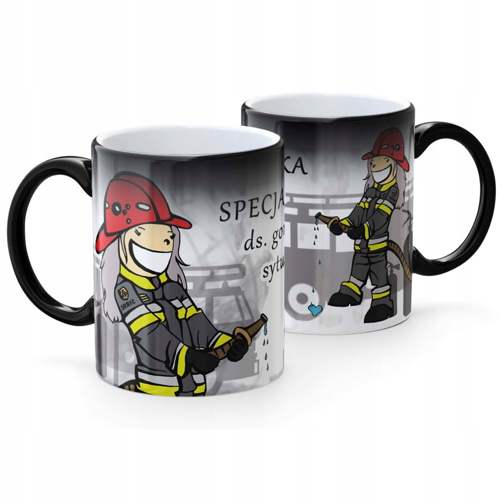 

Kubek Praca Strażaczka Magiczny