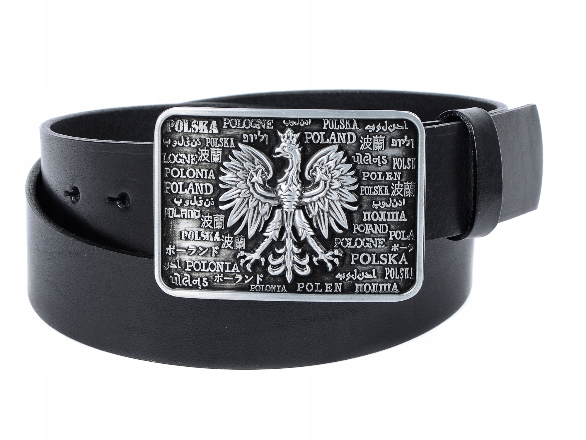 

Polski Orzeł - Oryginalny Pasek- Skóra -XXXL 155cm