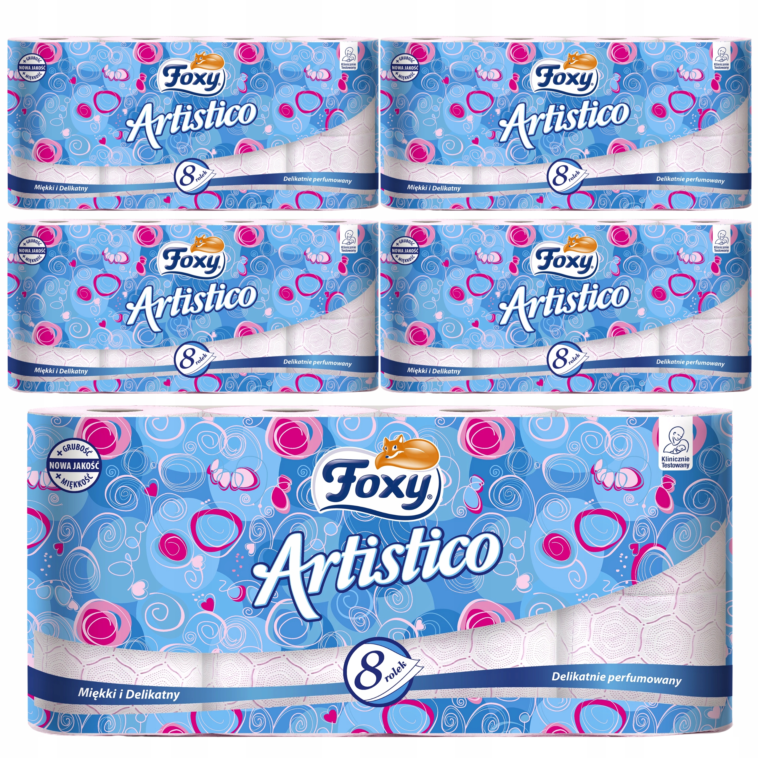 

Foxy Papier Toaletowy Artistico Różowy 40 szt