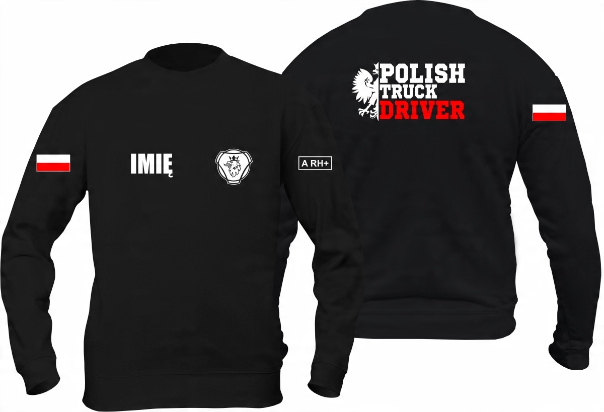 

Bluza Polish Truck Driver Tir Imię Prezent XL