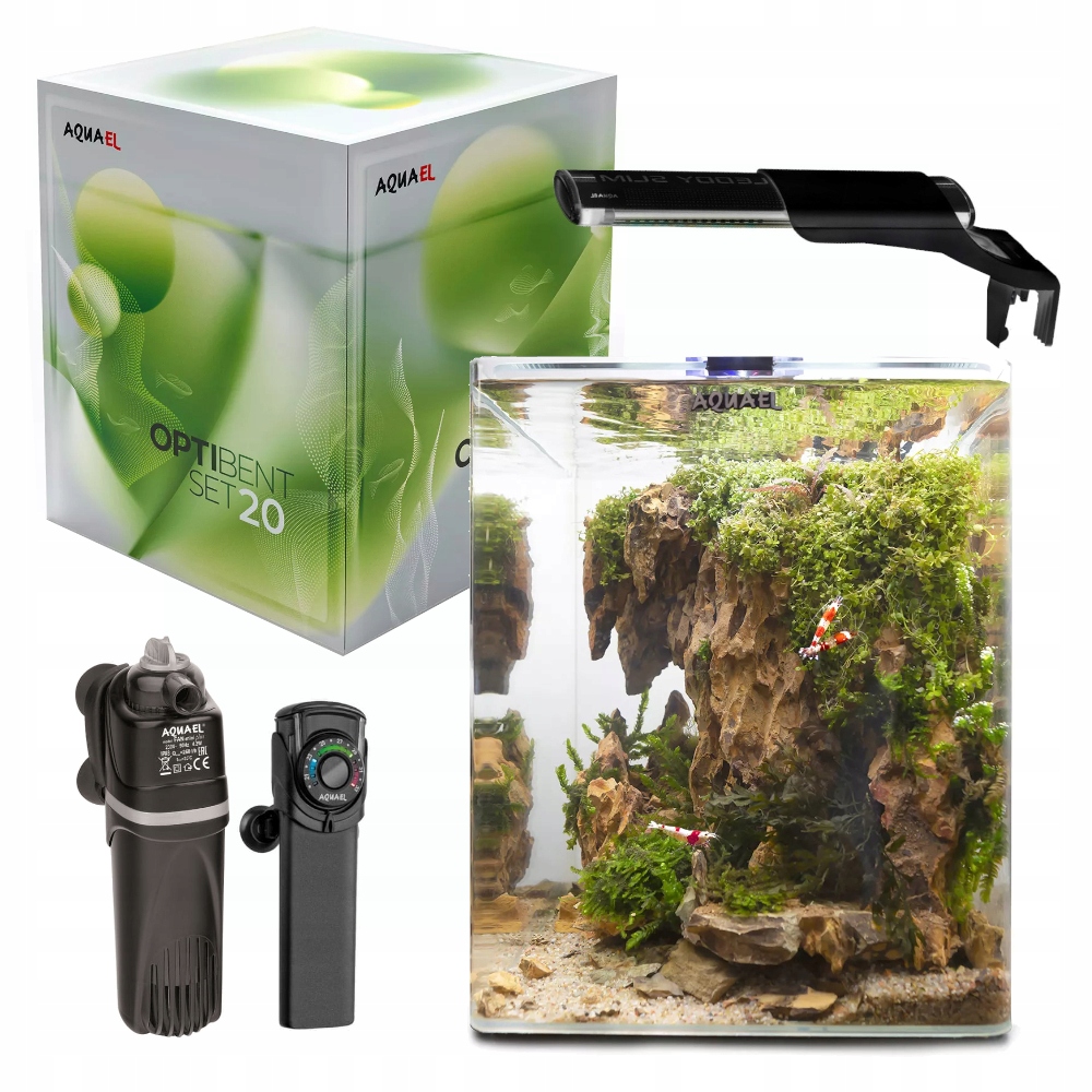 Aquael Optibent Set 20 Day Night Černé