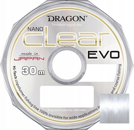 Żyłka Dragon NanoClear Evo 30m 0.08mm