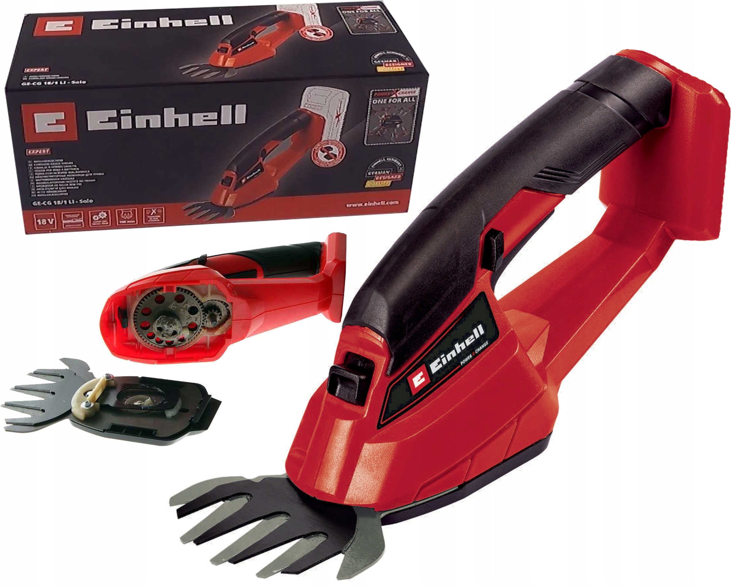 Einhell Akumulátorové Nůžky Na Trávy Živý Plot Ge-cg 18/1 LI Solo 3410382