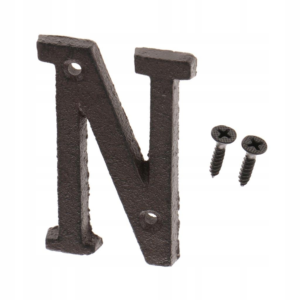 Door Plate Letter Label Iron DIY Letter Decor Marka bez marki