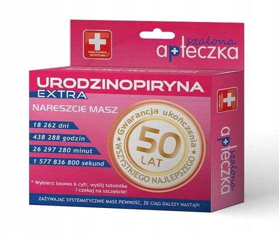 

na 50 urodziny dla kobiety Tabletki