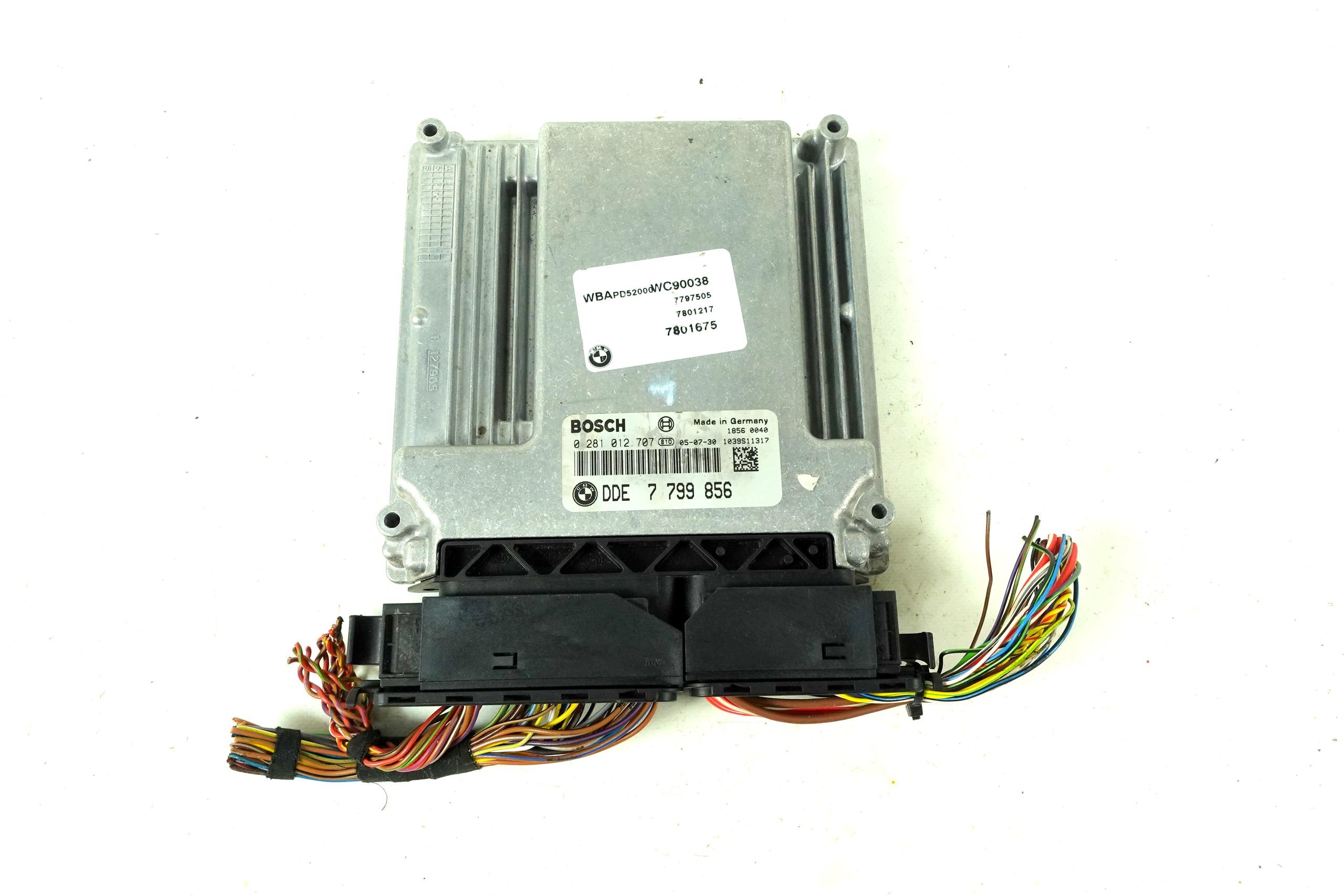 computer motore BMW 7 E65 3.0 D 3.0D 0281012707 DDE7799856 DDE 7799856