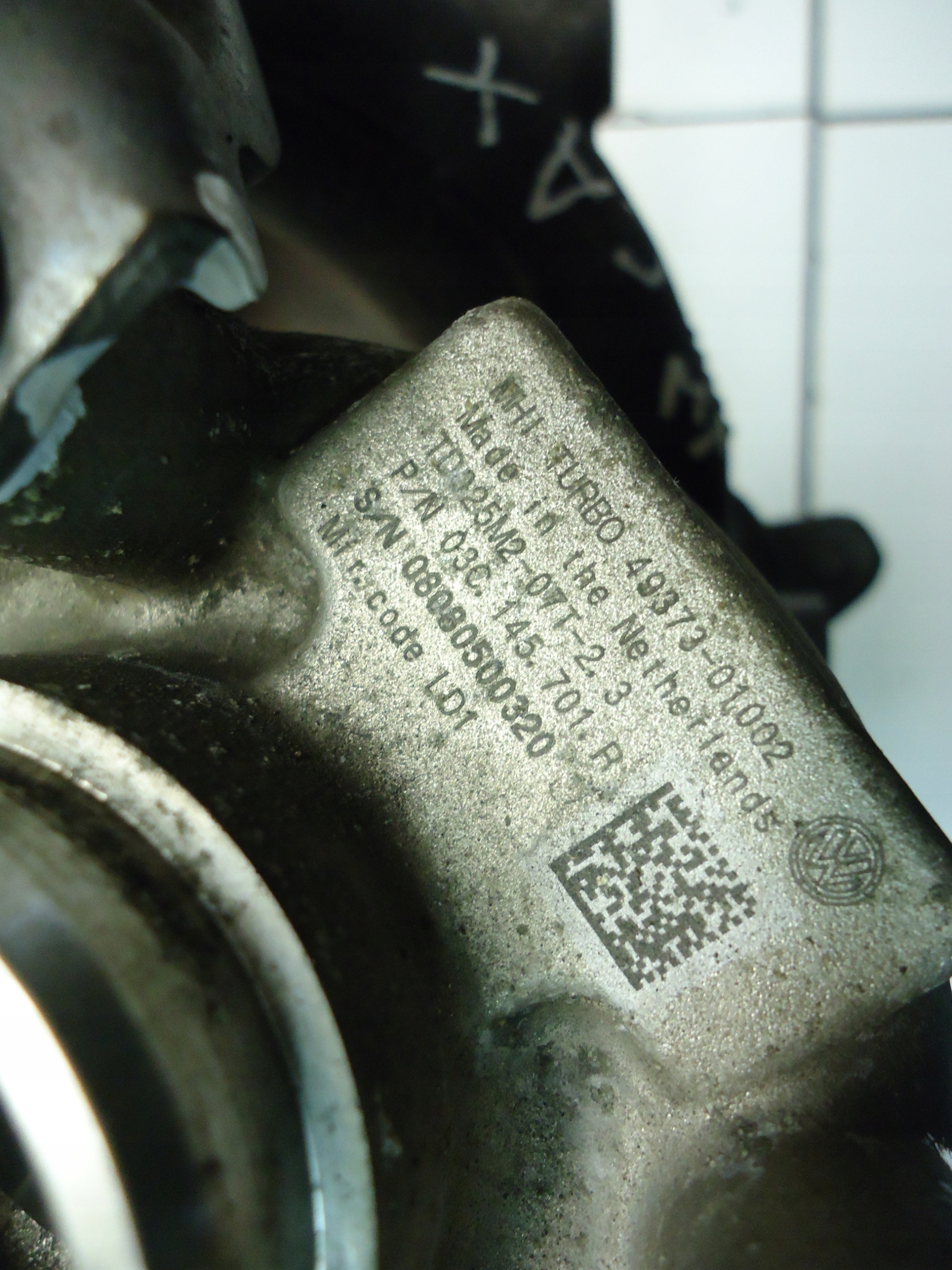 VW SEAT 1.4 TSI CAX turbo 03C145701R