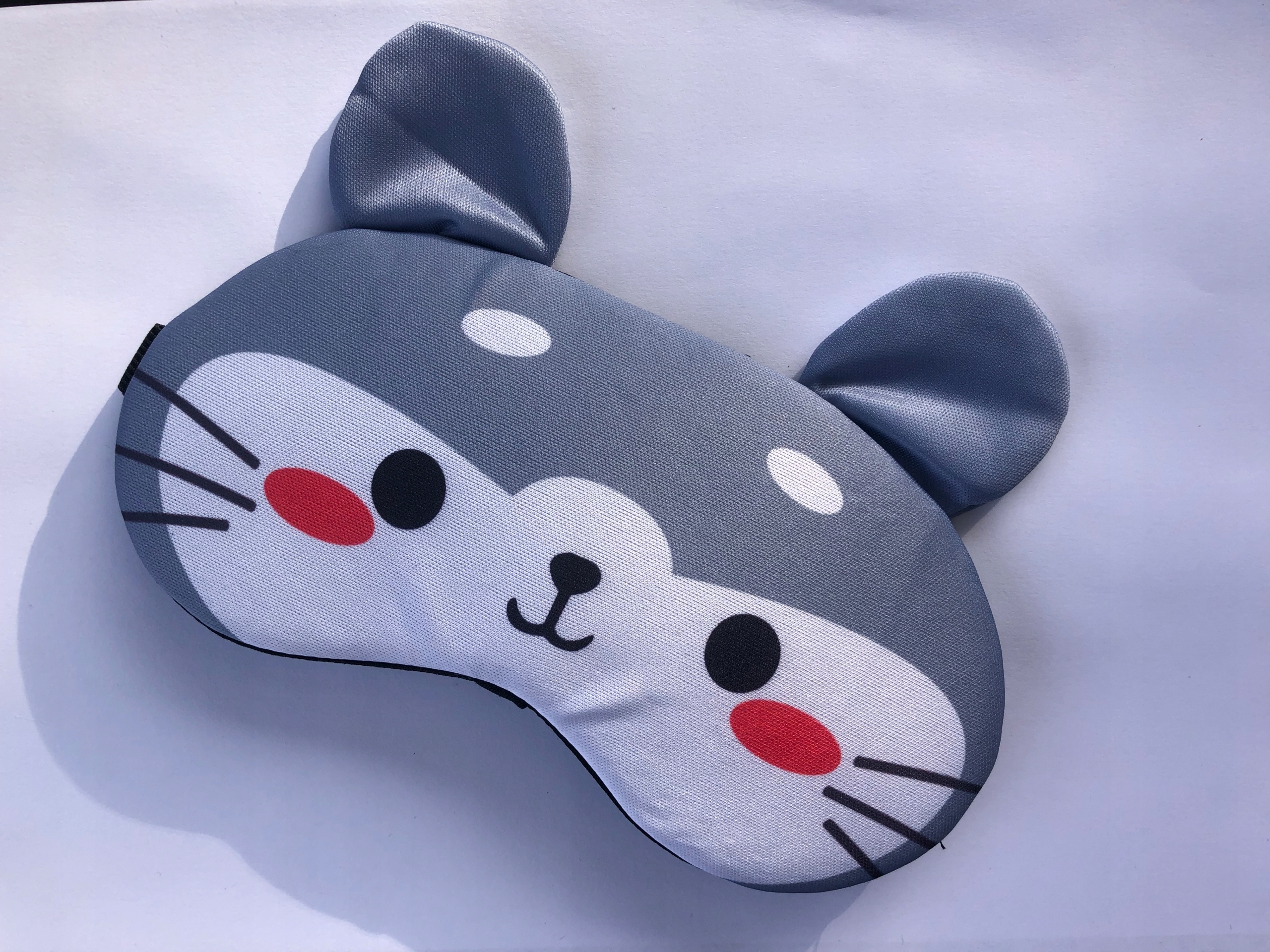 OPASKA NA OCZY MASKA DO SPANIA SNU RELAKSU KOTEK Kolor wielokolorowy