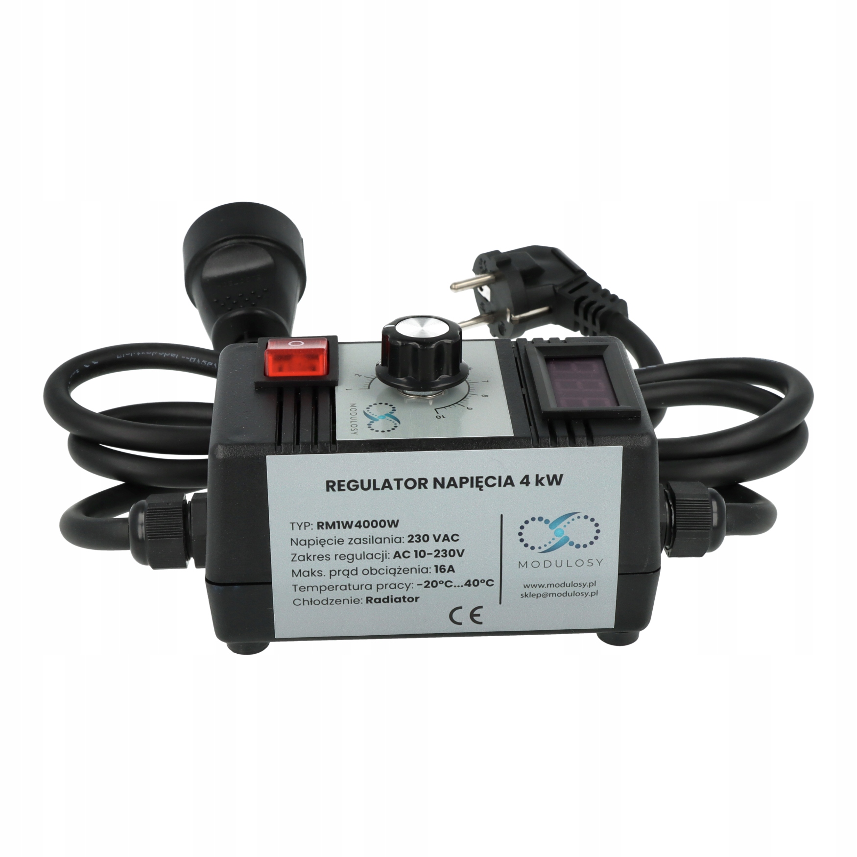 REGULATOR OBROTÓW SILNIKA MOCY NAPIĘCIA 2500W 230V REGULATOR NAPIĘCIA Rodzaj regulator obrotów