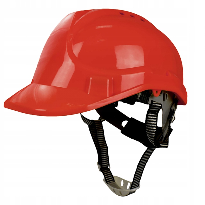 

Hełm Ochronny Kask roboczy Bhp Vent Czerwony